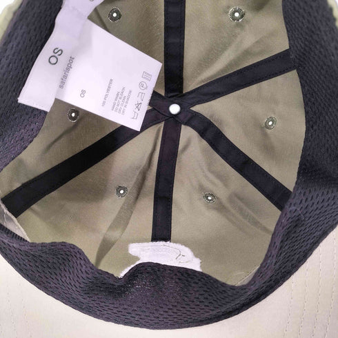 SAFARISPOT Emblem Patch Satin Sロゴ キャップ メンズ